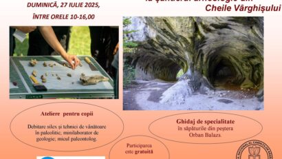 Ziua Porţilor Deschise la şantierul arheologic de la Cheile Vârghişului