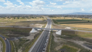 A fost deschisă circulaţia pe podul de pe A7 care traversează râul Buzău