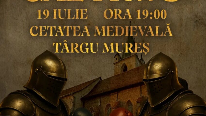 Gală de kickboxing în Cetatea Medievală din Tg.Mureș