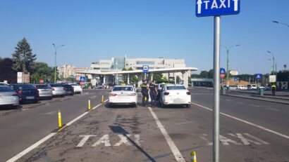 Raid al polițiștilor de la transporturi în zona Gării Brașov