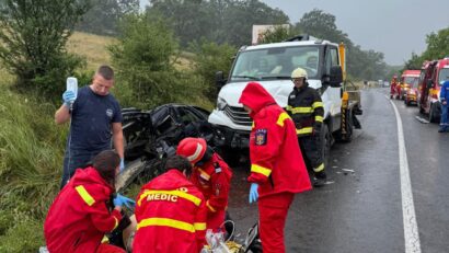 Un nou accident rutier grav produs în Mureș