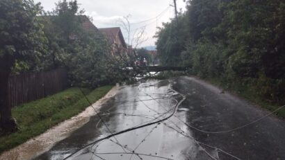 Peste 1000 de gospodării din Harghita au rămas fără electricitate