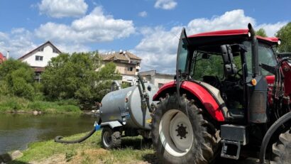 Seceta și udarea grădinilor cu apă lasă cetățenii din Toplița fără apă potabilă