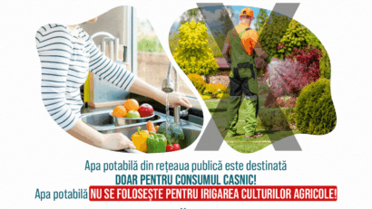Aquaserv cere populației să folosească responsabil apa potabilă