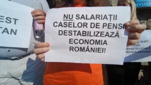 Harghita: Un nou protest spontan la Casa de Pensii