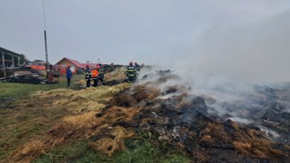 Două incendii la anexe gospodăreşti, în Sândominic şi Racu, judetul Harghita