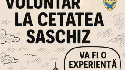 Primăria Saschiz caută voluntari pentru însoţirea turiştilor în situl UNESCO şi la Cetatea Ţărănească