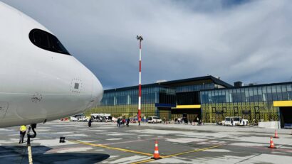 Aeroportul Internaţional Braşov ajunge la un trafic de 500.000 de pasageri