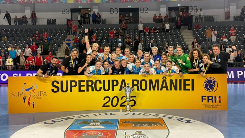 CSM București a cucerit Supercupa României la handbal feminin