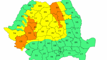 Coduri galbene și portocalii de inundații