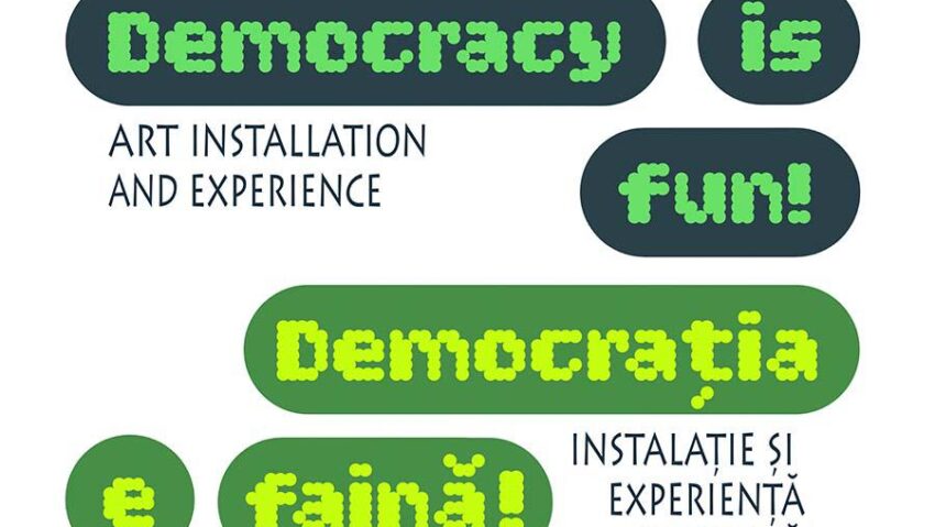 Covasna: ‘Democraţia e faină!’ – expoziţie artistică despre cum trăim şi învăţăm democraţia