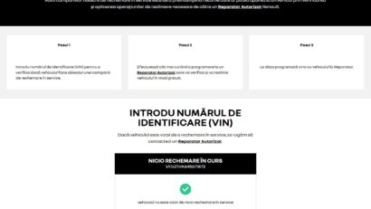 RAR a lansat o nouă secţiune dedicată campaniilor de rechemare