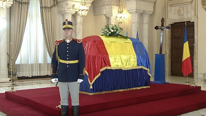 Sicriul cu trupul neînsuflețit al lui Ion Iliescu va fi depus în Sala Unirii din Palatul Cotroceni Sicriul cu trupul neînsuflețit al lui Ion Iliescu va fi depus în Sala Unirii din Palatul Cotroceni