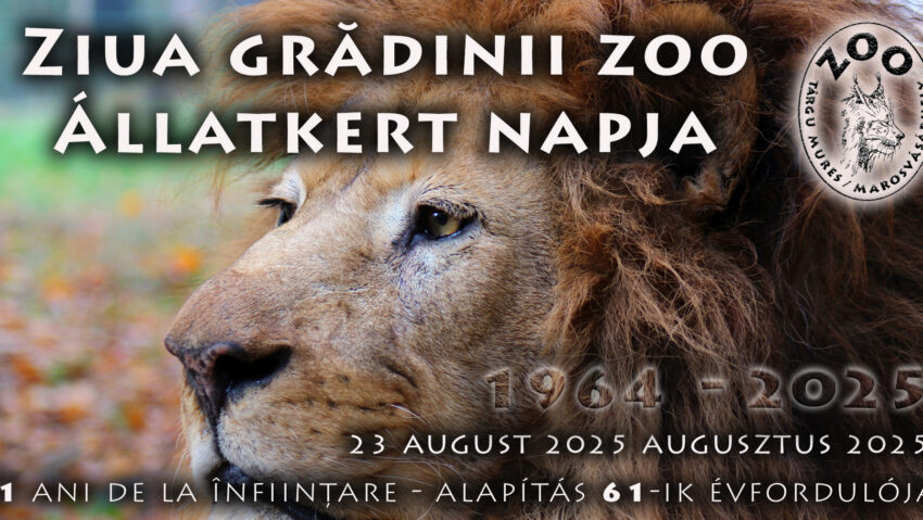 Grădina Zoologică din Tg. Mureș aniversează 61 de ani de existență