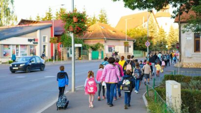 Covasna: Programul Pedibus va fi reluat din septembrie