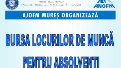 Absolvenții mureșeni sunt așteptați la bursa locurilor de muncă din 10 octombrie