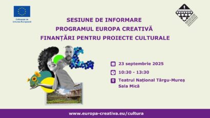 Programul Europa Creativă- sesiune de informare la Teatrul Național din Târgu Mureș