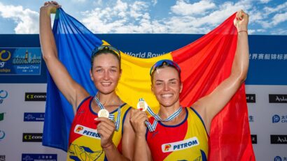 Aur şi argint, primele medalii pentru România la Mondialele de canotaj