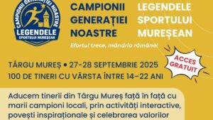 „Campionii Generației Noastre – Legendele Sportului Mureșean” vin sâmbătă la Târgu Mureș