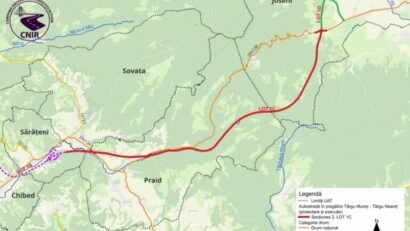 Un nou lot din A8, tronsonul Sărățeni – Joseni, intră în faza de proiectare