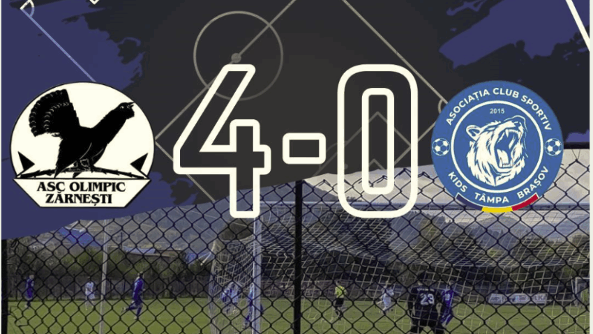 Olimpic Zărnești, lider în Liga a III-a de fotbal