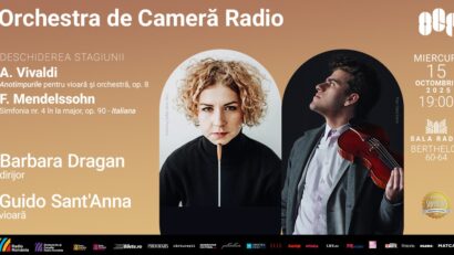 Orchestra de Cameră Radio deschide stagiunea cu Vivaldi și Mendelssohn