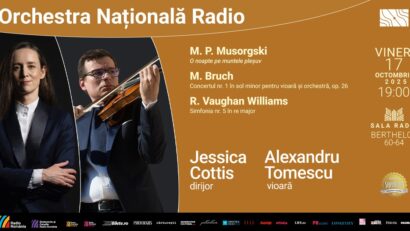 Alexandru Tomescu cântă Bruch la Sala Radio