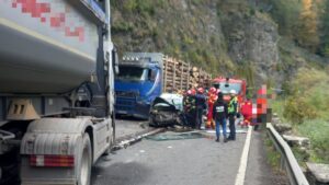 Grav accident pe DN 15, în zona Sălard, județul Mureș