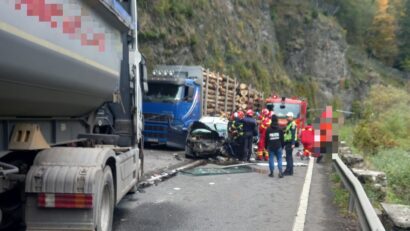 Grav accident pe DN 15, în zona Sălard, județul Mureș