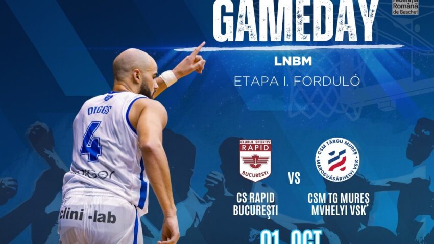 Baschetbaliştii mureşeni înfruntă Rapidul în primul joc din Liga Naţională