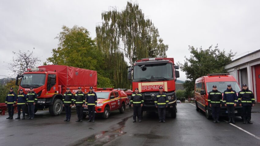 ISU Harghita, în sprijinul județului Călărași aflat sub cod roșu de ploi