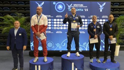 Luptătorul mureşean Adrian Recorean, campion mondial la veterani
