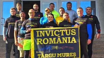 Mureş: Doi jandarmi au alergat neîntrerupt 80 de kilometri, în Ştafeta Veteranilor Invictus
