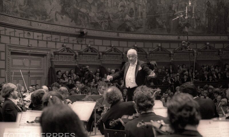 Omagiu dirijorului Sergiu Celibidache la Radio România Muzical