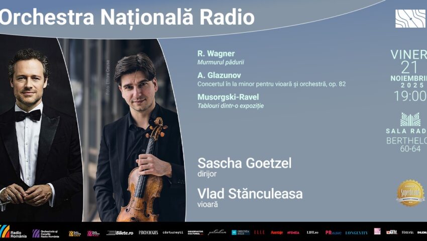 Invitat special la Sala Radio – Vlad Stănculeasa, unul dintre marii violoniști români
