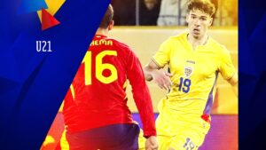 La tineret, fotbaliștii tricolori au fost învinși și de Spania