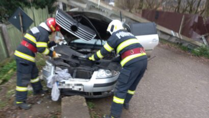 Trei persoane rănite într-un accident produs în localitatea Abuș din județul Mureș