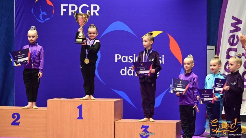 Mureşeanca Miruna-Antonia Gabor-Todor, aur la Cupa României de gimnastică ritmică