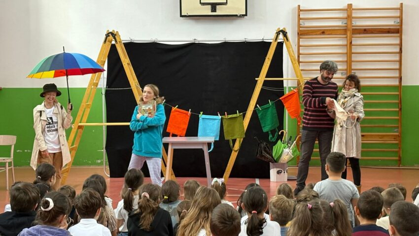 Peste 1300 de elevi din Tg. Mureș au participat la proiectul de educație ecologică „S.O.S. Dispar poveștile”