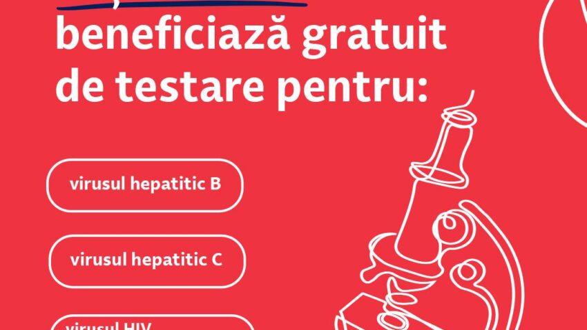 Ministerul Sănătăţii anunţă teste gratuite pentru virusurile hepatitice B şi C la persoane cu simptome sugestive