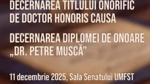 Academicianul Maya Simionescu va primi titlul de Doctor Honoris Causa din partea UMFST