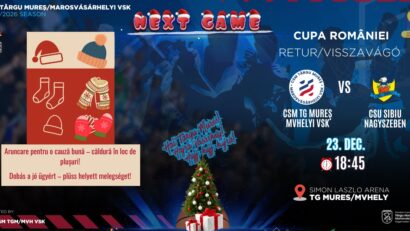 Eveniment caritabil la meciul de baschet CSM Târgu Mureş – CSU Sibiu