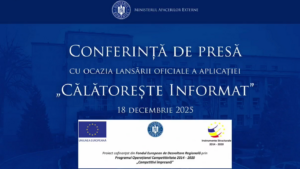 Ministerul de Externe a lansat oficial, azi, aplicaţia „Călătoreşte informat”