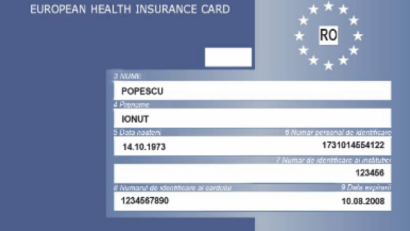 Valabilitatea Cardului European de Sănătate a fost extinsă pentru a se face economii la buget