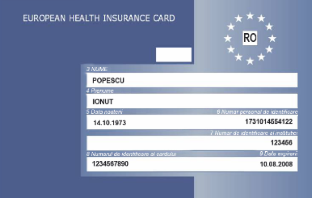 Valabilitatea Cardului European de Sănătate a fost extinsă pentru a se face economii la buget