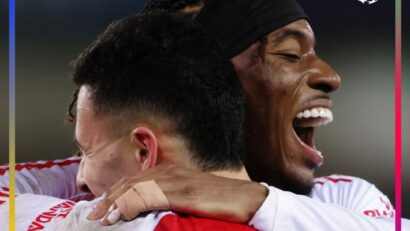 Arsenal, lider în UEFA Champions League