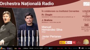 Pianistul spaniol Javier Perianes interpretează Chopin la Sala Radio