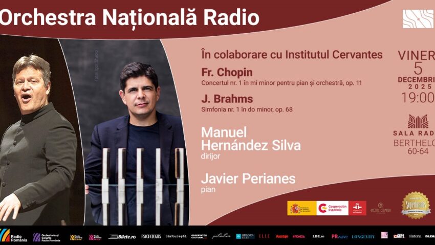 Pianistul spaniol Javier Perianes interpretează Chopin la Sala Radio