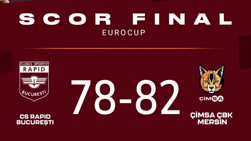 Rapid, învinsă de Mersin la baschet feminin, în EuroCup