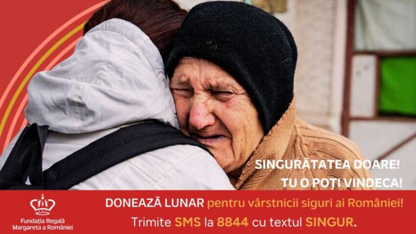 Fundația Regală Margareta a României ne invită să vindecăm singurătatea vârstnicilor